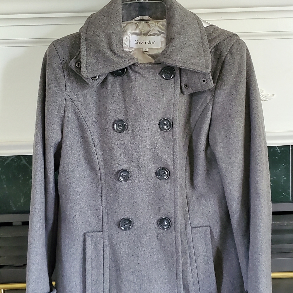 Calvin Klein wool pea coat